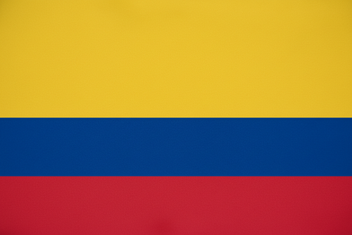 full screen Colombia flag no gap