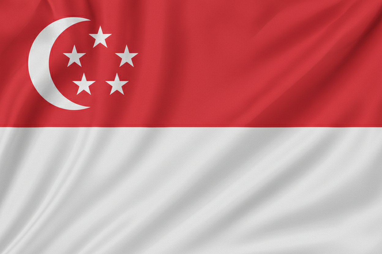 full screen Singapore fag no gap