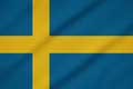 full screen Sweden flag no gap