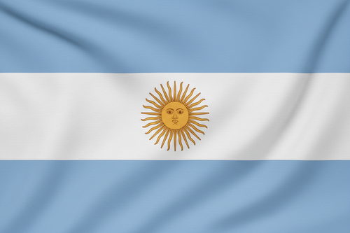 full width  Argentina  flag no gap