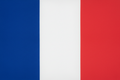 full with France flag, not extra space
