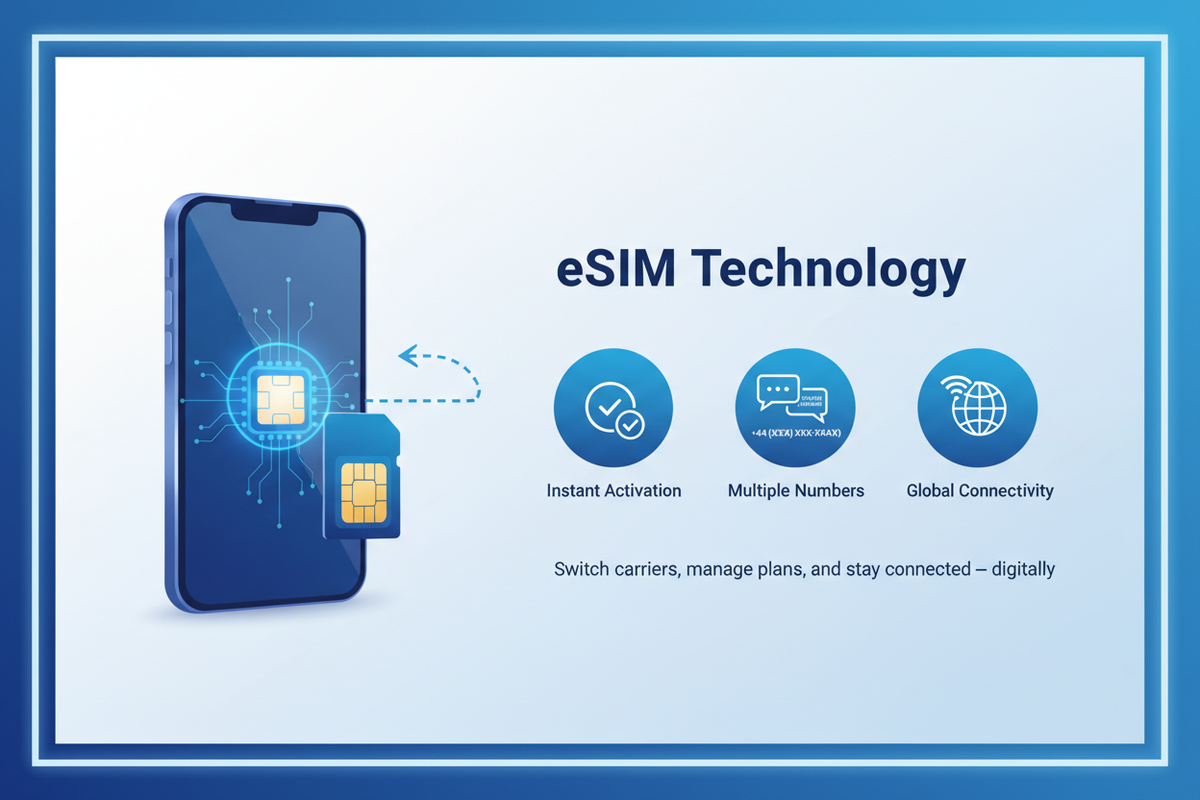 What is an eSIM?
make an image